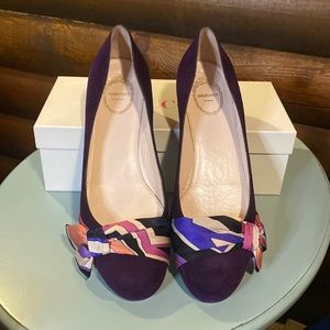 Beautiful Pucci Suede flats sz40 Made in Italy